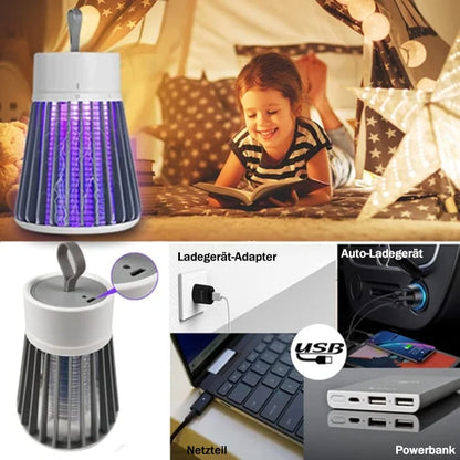 🔥Sommer Aktion 49% RABATT  -🦟USB / Wiederaufladbare Moskito & Fliegenfalle Lampe