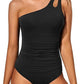 🔥Letzter Tag Spezial Preis €15.99!!💥-👙One-Shoulder-Badeanzug für Damen