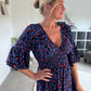🔥🐆 Letzter Tag Promotion 49% RABATT - 👗 Leopardenkleid mit geraffter Taille