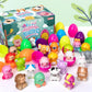 🎉Letzter Tag 49% Rabatt🐣24 Stück Ostereier Gefüllt mit Langsam Aufsteigenden Squishy Spielzeugen