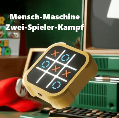 🔥Letzte Tagesaktion 49 % RABATT❌⭕🟥Tragbare elektronische Tic Tac Toe-Spielkonsole
