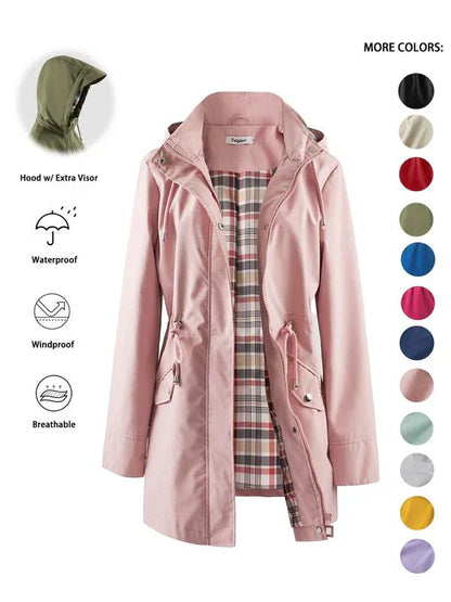 🔥 Sonderpreis diese Woche nur €28,99!! 🧥💦 Damen Chic. Leichtgewichtig. Wasserfeste Jacke 🍃 – Stil und Haltbarkeit bei jedem Sturm entfesseln!