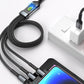 💥 Limited Time 49% Rabatt🔥⚡3-in-1 100W Transparentes Schnellladekabel