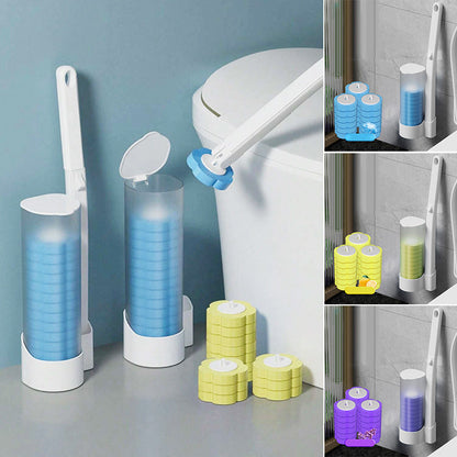 🔥Letzte 4 Stunden Angebot: 50% RABATT!🚽💦 Einweg-Toilettenbürsten-System – Hygienisch, Praktisch & Mit Nachfüllköpfen