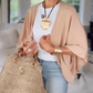 💖 Sonderpreis £16.99🔥 Letzte 3 Stunden!!💝Damen lockerer Cardigan mit 3/4-Ärmeln und offener Vorderseite