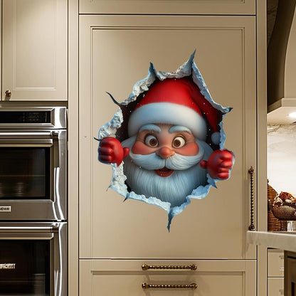 🎄 KAUF 2 ERHALT 3! ✨ WEIHNACHTS-WANDSTICKER - 15 Design-Vorlagen für Festliche Dekoration, Einfach zu Befestigen und Entfernen, Perfekt für Zuhause und Büro 🎅🌟